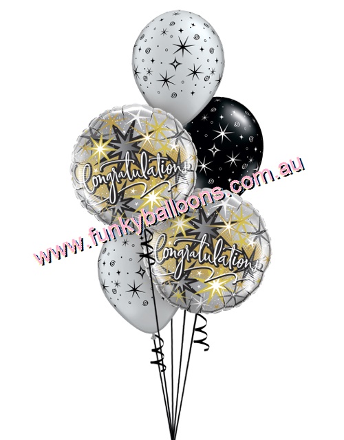 (image for) Elegant Sparkles Congratulations Bouquet - Click Image to Close
