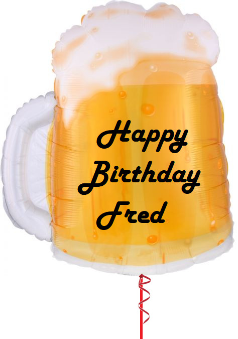 (image for) Personalised Beer Mug Balloon - Click Image to Close