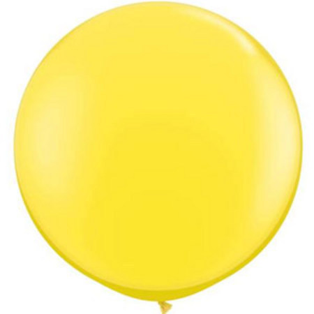 (image for) Round Latex ~ Yellow (Float time 48 hrs) - Click Image to Close