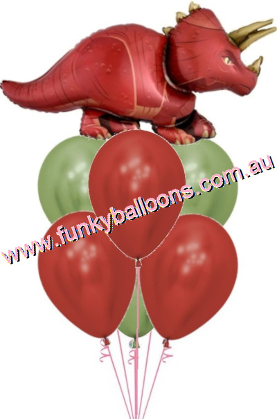 (image for) Triceratops Dinosaur Balloon Bouquet